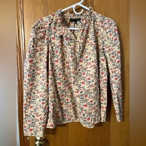 House of Harlow 1960, Nicole Richie Puff Long Sleeve Pullover Top -Size M